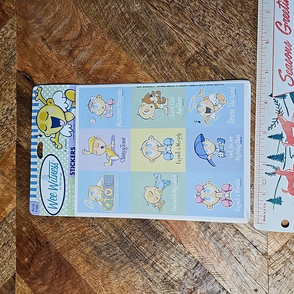 Vintage Wee Witness baby stickers sealed - Picture 2 of 6